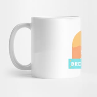 DREAM HIGH PAPER PLANE Minimalist Illustration Mug